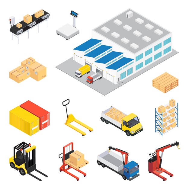 Warehouse Isometric Set