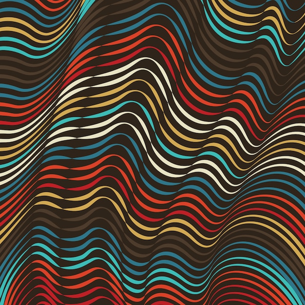 warped lines background