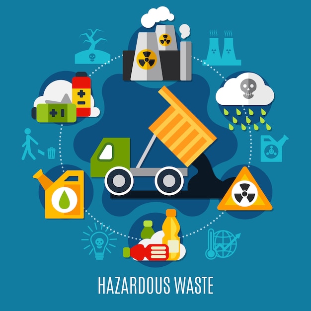 Waste And Pollution illustration