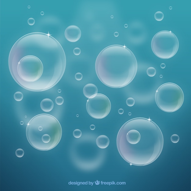 Water bubbles background