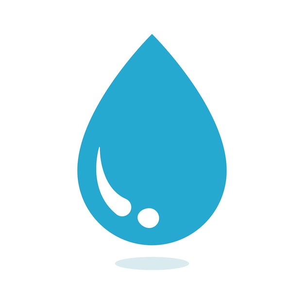 Free Vector water droplet flat