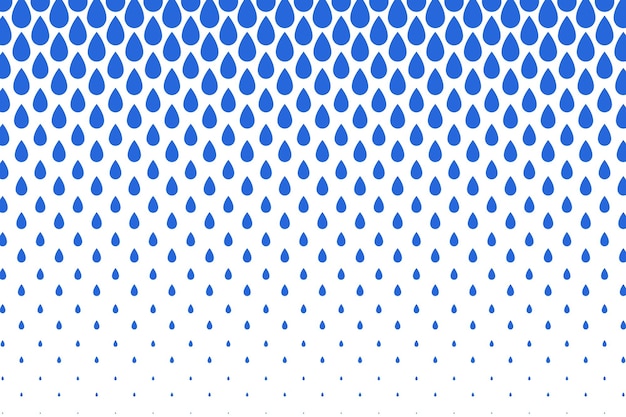 Free vector water droplets background thick to thin