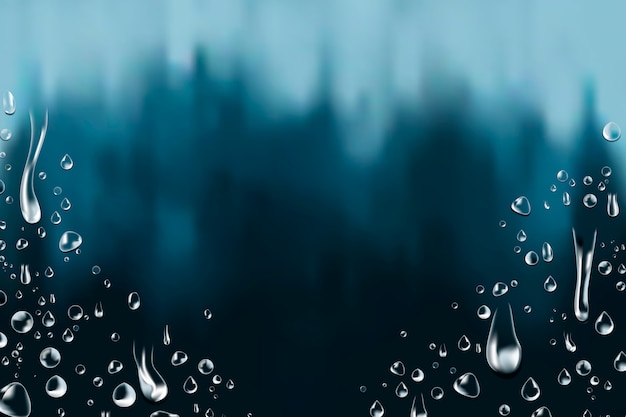 Water drops background