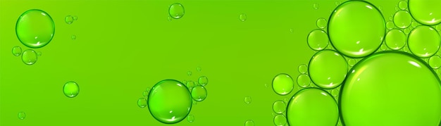 Free Vector water drops on green background rain droplets