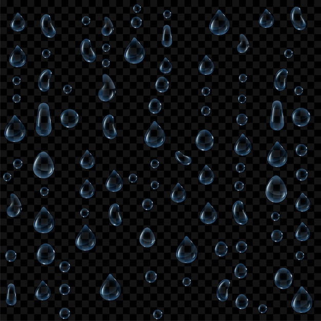 Free Vector water drops template