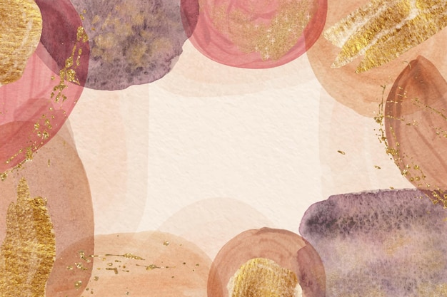 Free vector watercolor abstract shapes background