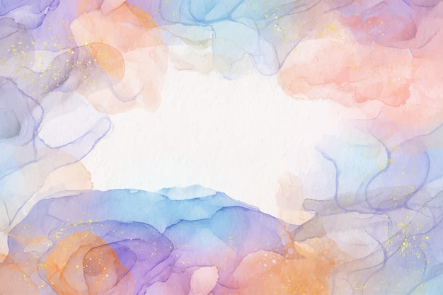 Watercolor alcohol ink background