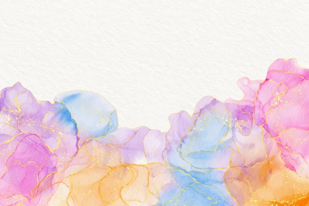 Watercolor alcohol ink background