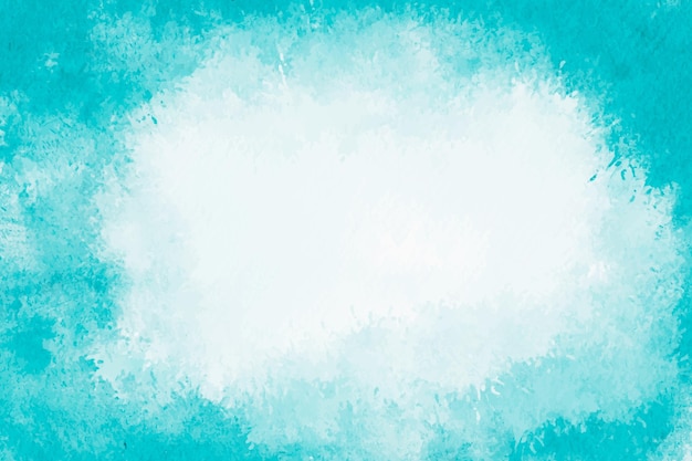 Watercolor blue abstract winter background