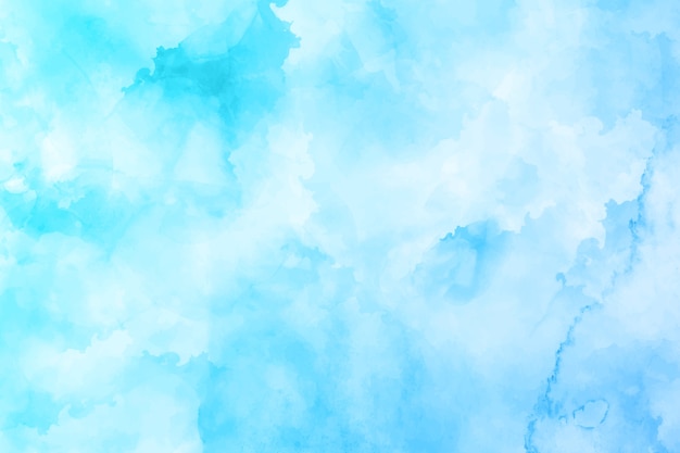 Watercolor blue background