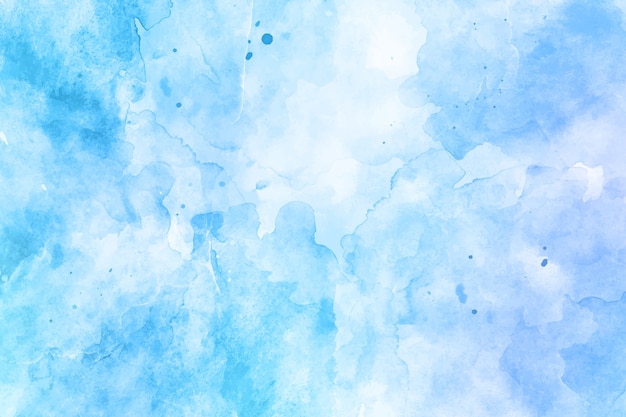 Watercolor blue background