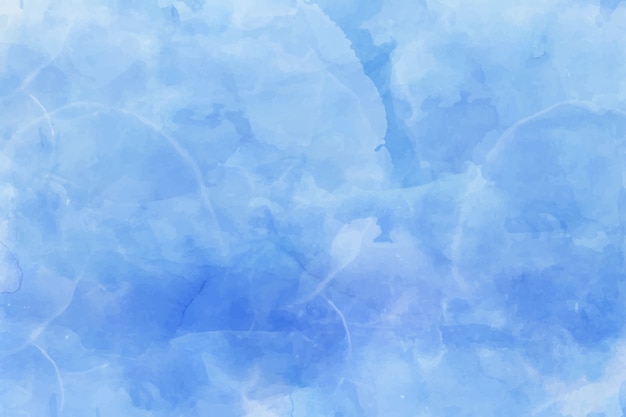 Watercolor blue background