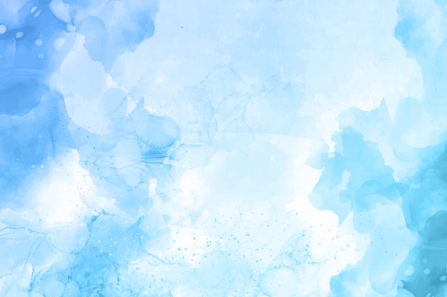 Watercolor blue background