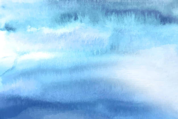 Watercolor blue background