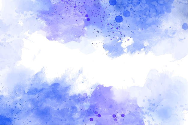 Watercolor blue background