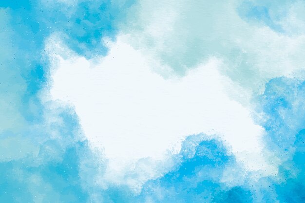 Watercolor blue background