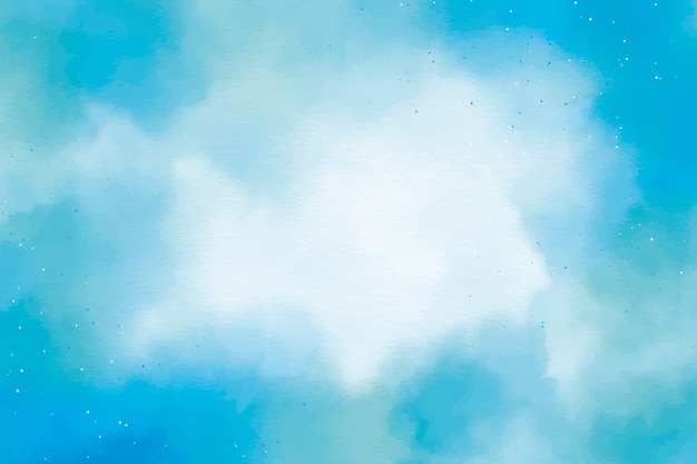 Watercolor blue background