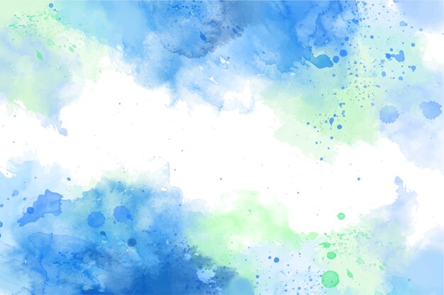 Watercolor blue background