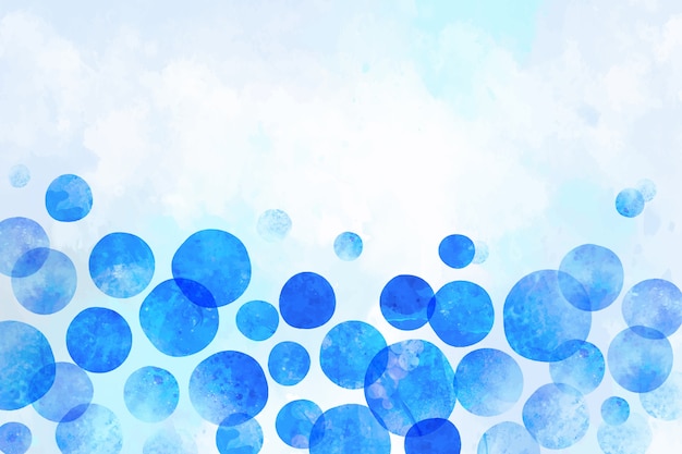 Free Vector watercolor blue dots background