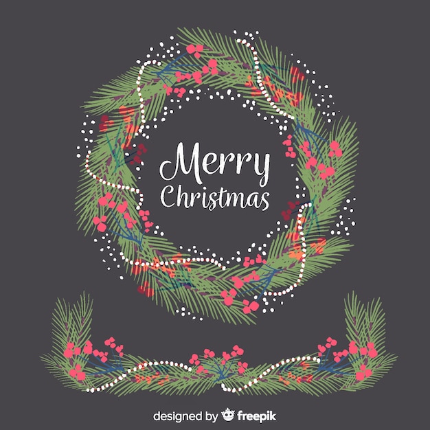 Free vector watercolor christmas frames and borders