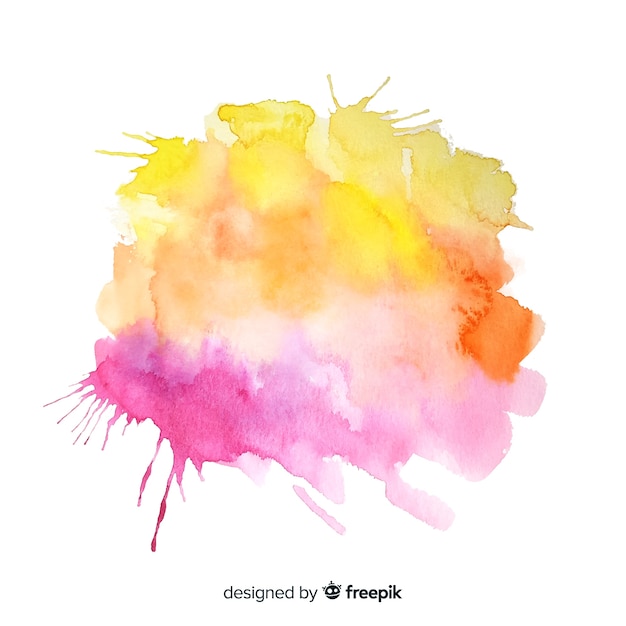 Free Vector watercolor colorful splash background