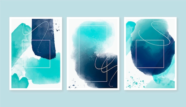 Watercolor cover pack