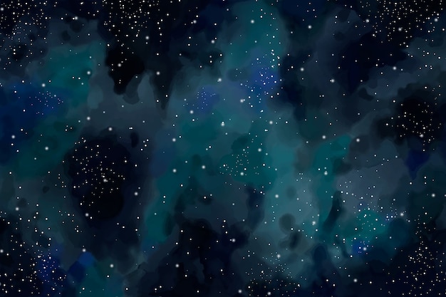 Watercolor dark sky background