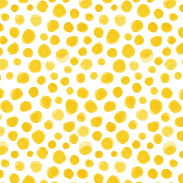 Free Vector watercolor dotty pattern yellow colors