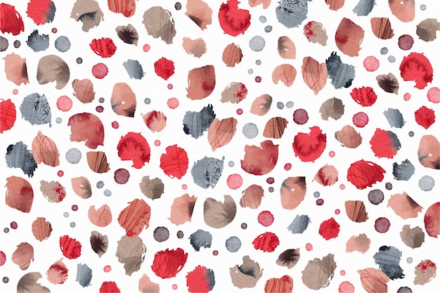 Watercolor dotty pattern