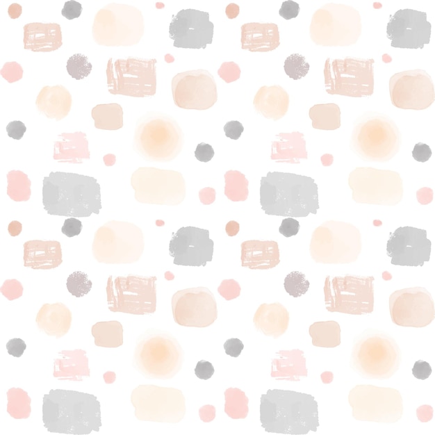 Watercolor dotty pattern