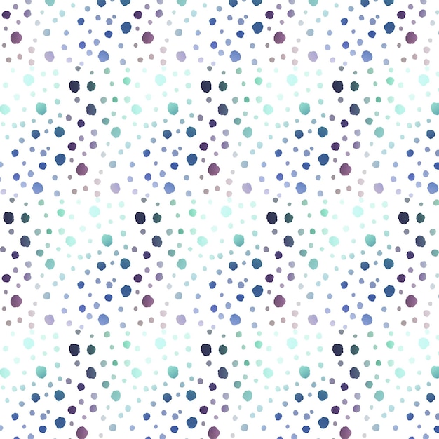 Watercolor dotty pattern