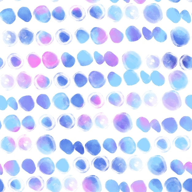 Watercolor dotty pattern