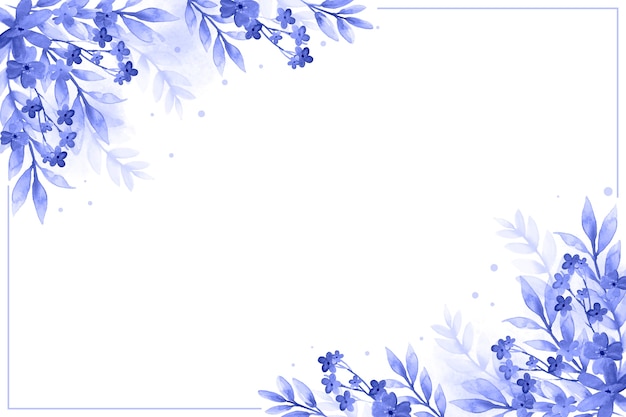 Free Vector watercolor floral background