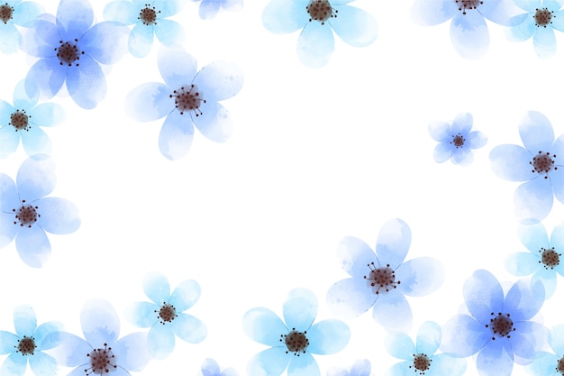 Free Vector watercolor floral background