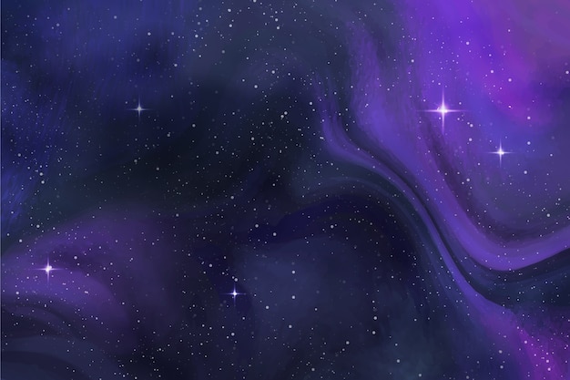 Free Vector watercolor galaxy background