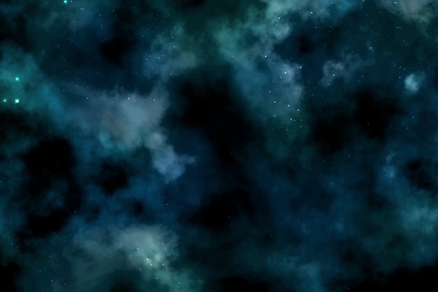 Watercolor galaxy background