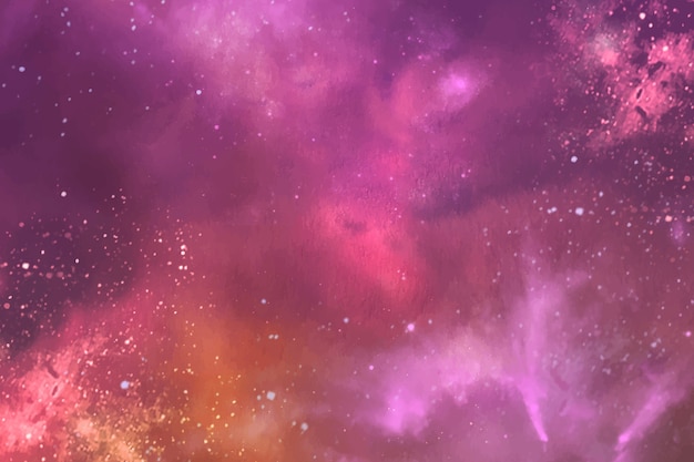 Free Vector watercolor galaxy background