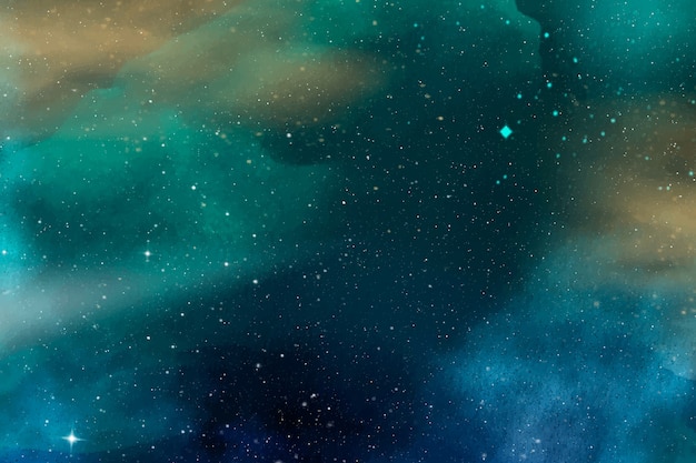 Free Vector watercolor galaxy background