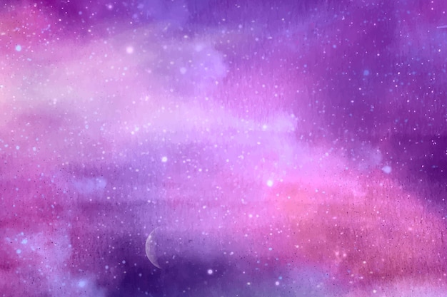 Watercolor galaxy background