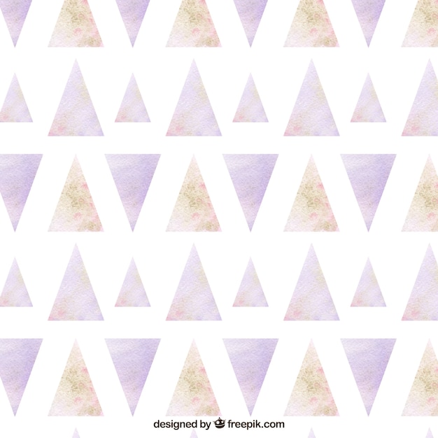 Free vector watercolor geometric pattern