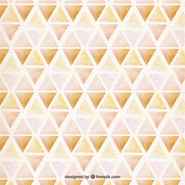 Free vector watercolor geometrical pattern