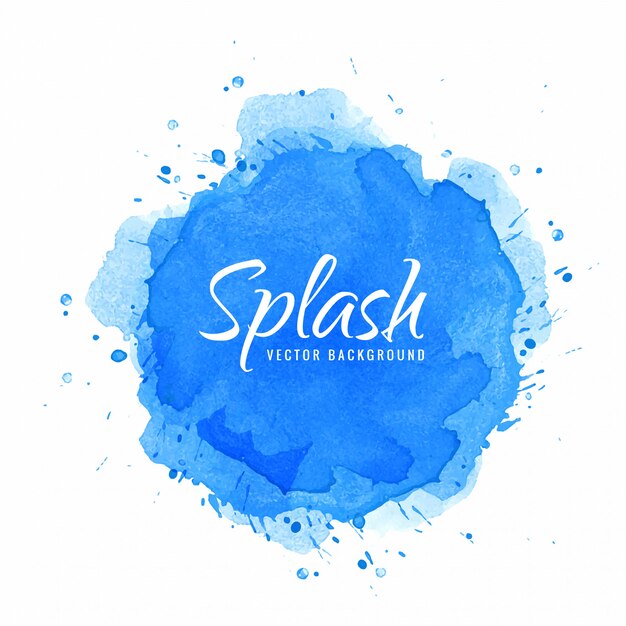 	Watercolor  hand paint splash 