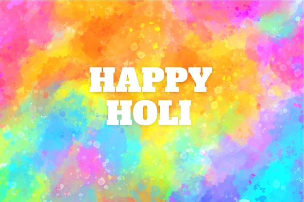 Watercolor holi background