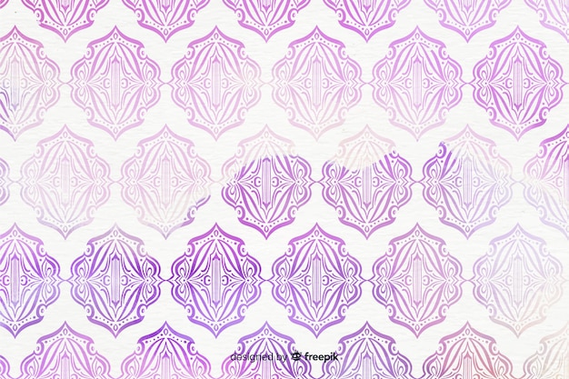 Watercolor ikat background