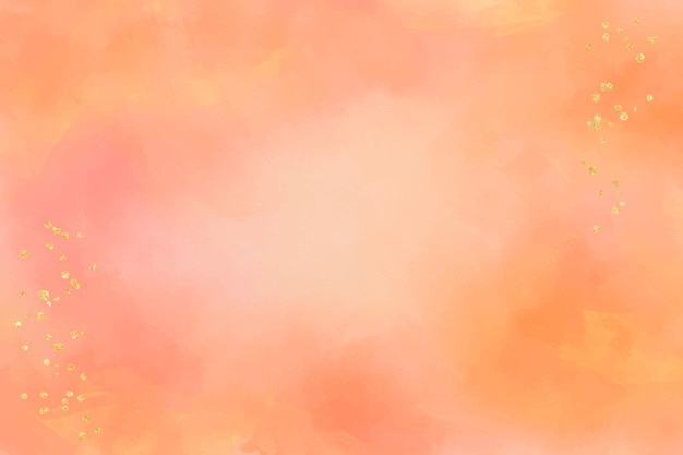 Watercolor light peach background