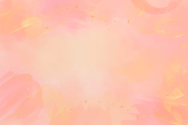 Watercolor light peach background