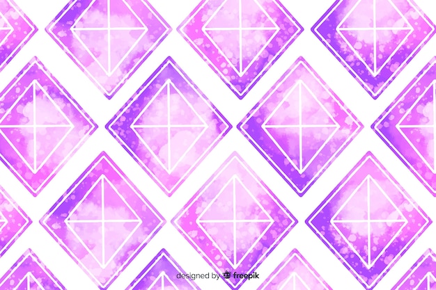 Free Vector watercolor mosaic background