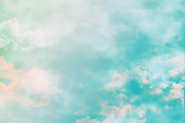 Free Vector watercolor pastel sky background