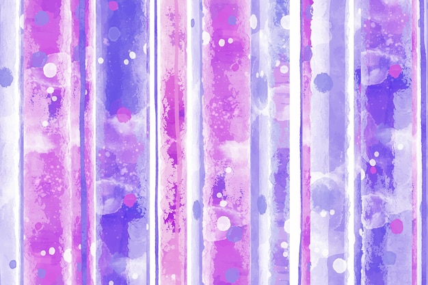 Watercolor purple striped background