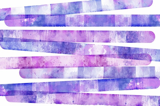 Watercolor purple striped background